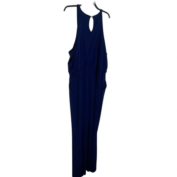 New York & Company Deep Blue Jumpsuit Size XXL - Picture 4 of 4